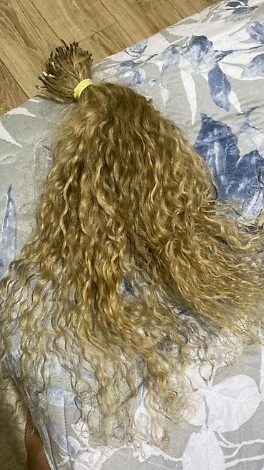 Личные вещи: Qıvırcıq saç tutumu – keratin kapsullu saç uzatma üçün - Tip: Keratin — 1