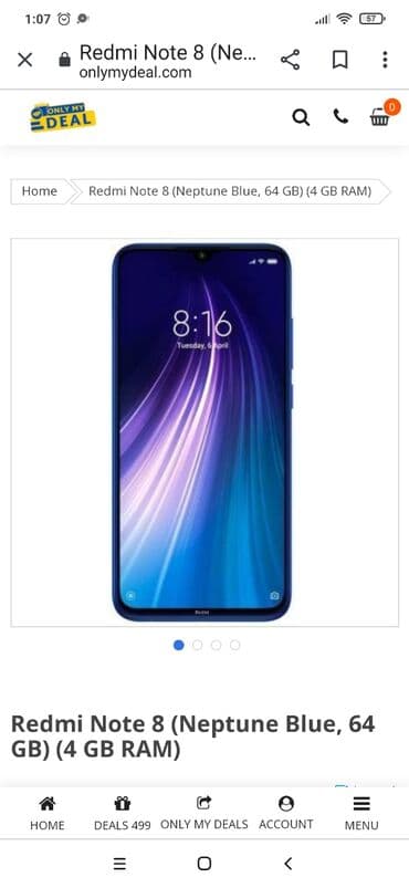 Video oyunlar və konsollar: Xiaomi Mi Note, 32 GB, rəng - Göy, 
 Zəmanət, Qırıq, Düyməli — 5