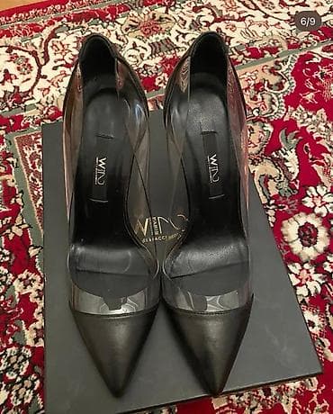 deri kurtka: Qadın üçün klassik stilettolar - Brend: WAND Paris (etiketdə — 2