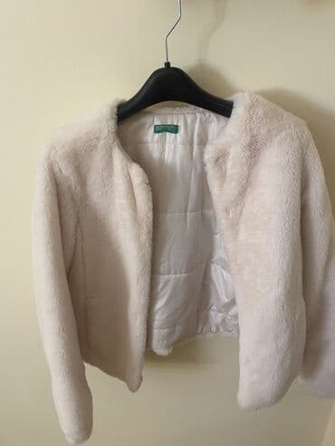 детская одежда из италии: Payız üçün uşaqlara isti,tüklü kurtka.Brend:United colors of benetton — 1