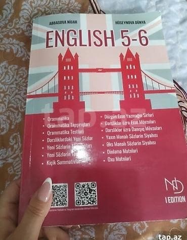 5 ci sinif ingilis dili workbook: English 5–6 dərs vəsaiti Müəlliflər: Abbasova Nigar, Hüseynova Dünya — 1