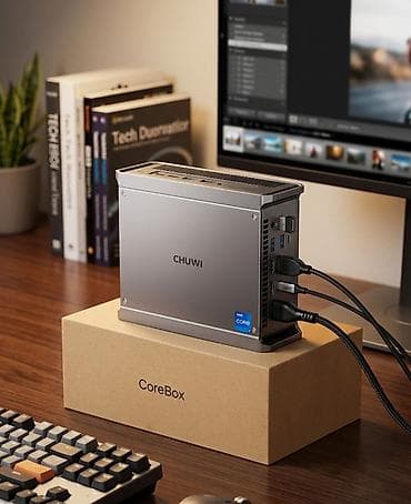 ipad pro 2: Chuwi CoreBox Mini PC - Prosessor: Intel Core i7‑11390H (4 nüvə/8 — 1