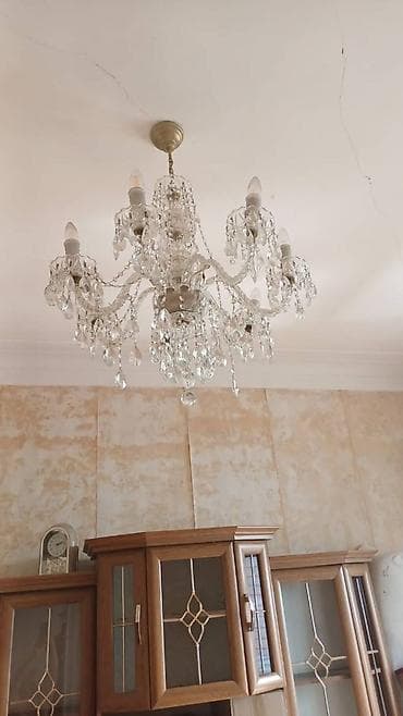 Çılçıraq, 6 lampa, Xrustal