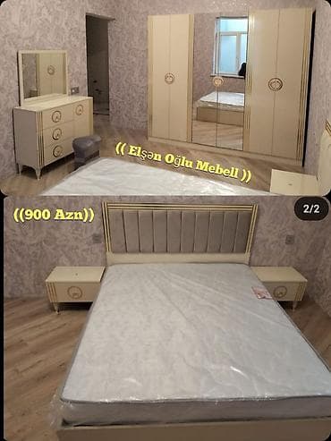 mebell: İkinəfərlik çarpayı, Rusiya, Yeni — 1