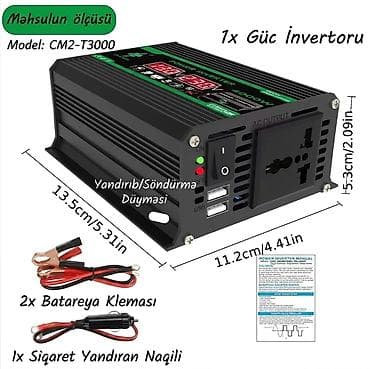 acar pult: Yeni Inverter, 3000-5000 Vt, 12 - 220 volt — 3