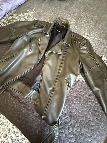 xonca satis: PU leather biker gödəkçə – Pull&Bear 🖤 Pull&Bear dəri gödəkçə — 3