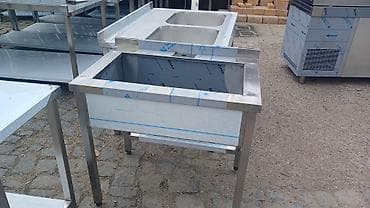 unitazlar ve qiymetleri: Yeni Düzbucaqlı Mətbəx çanağı, Şkafsız, Paslanmaz polad, Ödənişli çatdırılma — 2