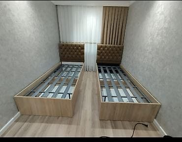 uşaq yataği: Oğlan və qız üçün, 2 təknəfərlik çarpayı, Yazı masası — 4