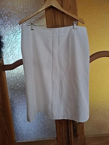 mini yubkalar: Qadın ətəkləri dəsti - Model 1: Açıq bej rəngdə qələm ətək — 3