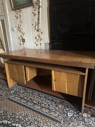 komputer ekran sekilleri: Komputer/iş masası və ofis stulu dəsti + geniş TV/servant tipli — 2