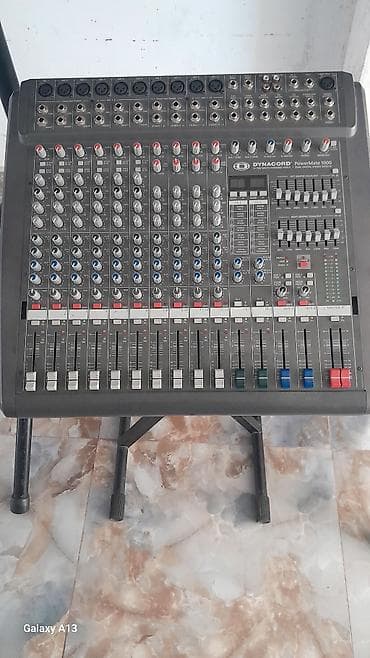 dynacord 2: Dynacord PowerMate 1000/1600 gücləndiricili mikser + Yamaha S115V — 9