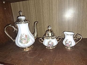 sud separatoru: Çay dəsti, rəng - Ağ, Farfor, Madonna, 6 nəfərlik, Yaponiya — 1