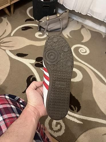 Krasofkalar və idman ayaqqabıları: Adidas Samba OG idman ayaqqabısı Orijinal - Model: Samba OG - Rəng: ağ — 7