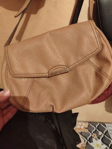 sac tokulməsinə qarşı şampun qadınlar ucun: Çiyin çantası, Mango, İşlənmiş — 1