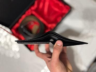 Zərgərlik əşyaları: Pulqabı, Təbii dəri, Yeni — 4