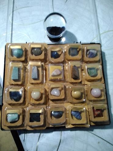 xrusta: 20 adad tabii dash Koleksiyasi+ Hadiyya Xrustal kura. Butun dashlar — 3