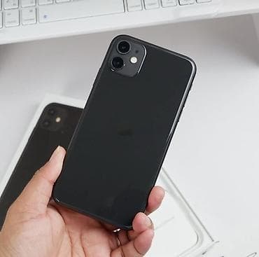 iphone 12 pro qiymet: IPhone 11, 64 GB, Qara, Face ID — 5