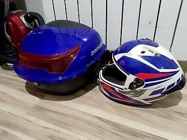 mapet 50 kub: Moped/Motorsiklet üçün arxa baqaj qutusu – ZIGZAG - Rəng: göy üst — 3