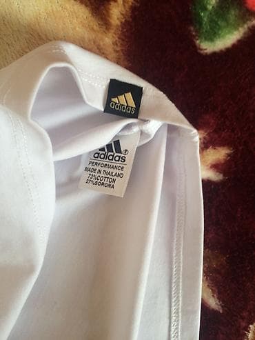 cins köynək: Polo köynək, Adidas, XL, rəng - Ağ — 4