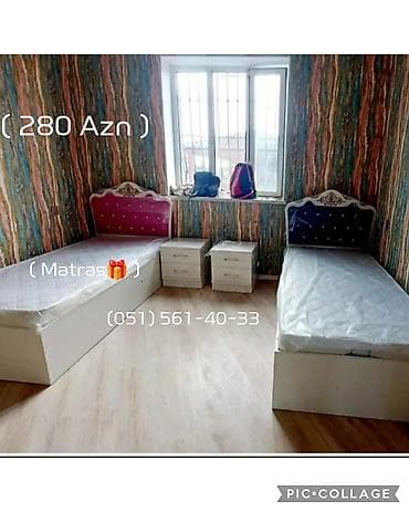 Yeni, Təknəfərlik çarpayı, Bazalı, Matras ilə, Siyirməsiz, Rusiya