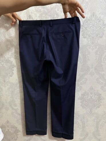 kisi pencekleri: Cacharel kişi kostyumu – tünd göy rəngdə, klassik dizayn. - Brend — 6