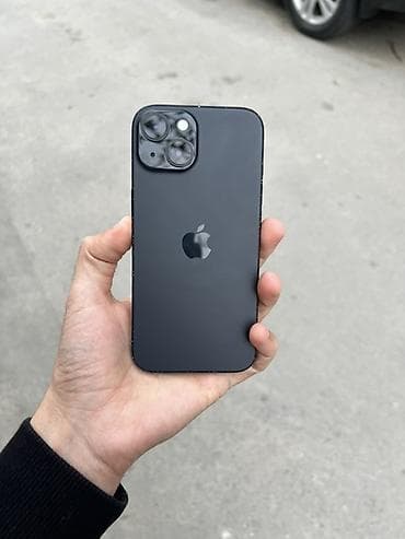 IPhone 15, 128 GB, Black Titanium, Simsiz şarj, Face ID