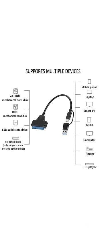 byd adapter: USB 2.0/3.0 → SATA adapter kabeli yeni catdirilma- Koroglu ve Nefciler — 5