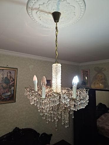 xrusta: Люстра, 5 ламп, Хрусталь — 4