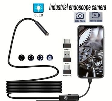 gunəş panelli kamera: Endoskop kamera El catmayan yerlerin rahat ve asanliqla gorulmesi.En — 4
