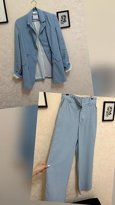 Bershka qadın kostyumu – açıq göy rəngdə - Brend: Bershka - Dəst