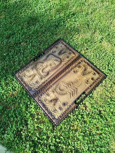 idman daşlari: Taxta Nərd-Taxta (Backgammon) dəsti - Material: keyfiyyətli ağac — 6