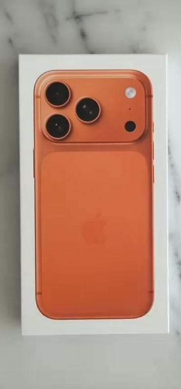 iphone 16 pri: IPhone 17 Pro Max, 1 TB, Zəmanət, Simsiz şarj, Face ID — 1