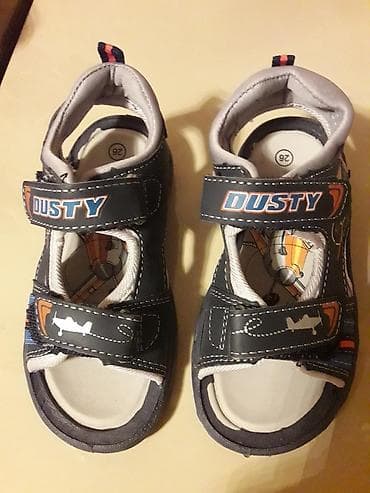 Детская обувь: Цвет - Синий Босоножки, Размер: 26, Для мальчиков — 4