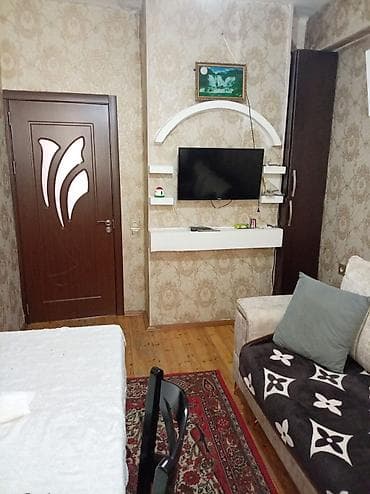 mawtagada kiraye evler: 1 otaqlı mənzil – tam mebel və məişət texnikası ilə - Plan: 1 otaq — 1