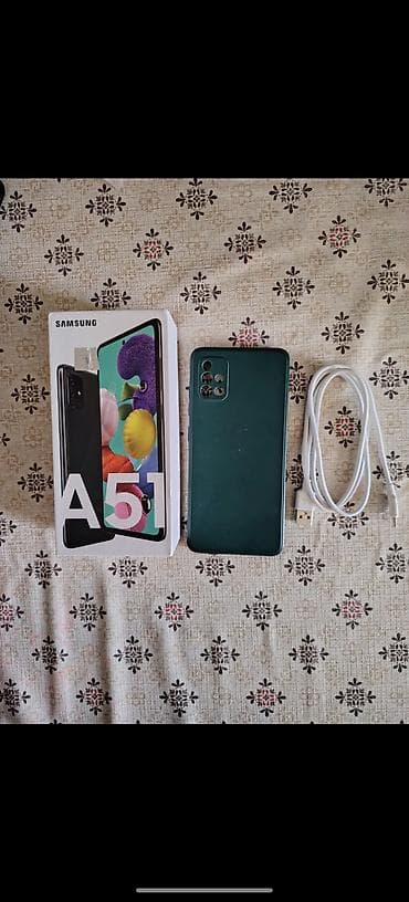 apple xr ağ: Samsung Galaxy A51, 64 GB, rəng - Boz, Barmaq izi, İki sim kartlı, Face ID — 9