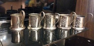sufre: Məhsul: Metal çay stəkanaltıları (qədəh/stəkan üçün tutacaqlı — 3