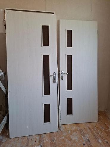 Təmir və tikinti: TƏCİLİ ENDİRİM!!!İdeal vəzyətdə 3ədəd qapı satılır,ölçü 90*2,10,zamoku — 1