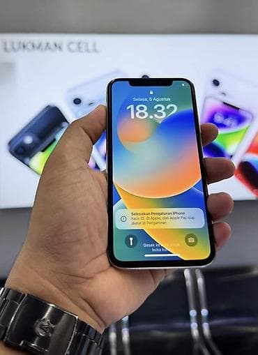 telef: IPhone X, 256 GB, Ağ, Face ID — 2