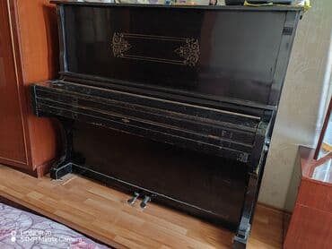 инструмент: Upright piano – klassik dizayn, qara rəngli lak örtük. - Korpus — 2