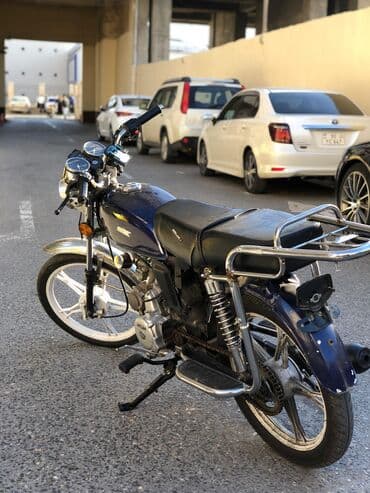 купить мопед в баку: Moped tipli benzinli motosiklet - Rəng: tünd mavi (xrom detallar və — 3
