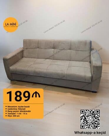2 əl divan: Divan, Yeni, Açılan, Bazalı, Parça, Ödənişli çatdırılma — 1