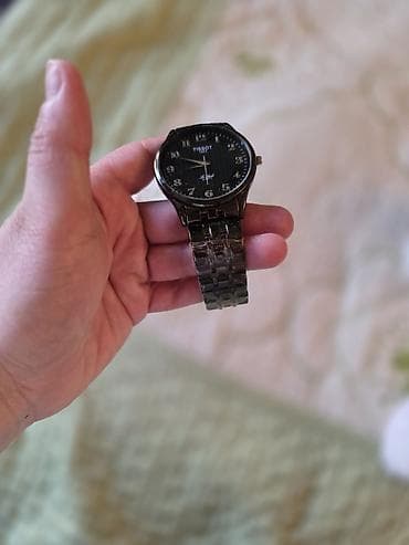 gümü: Qol saatı, Tissot, rəng - Qara — 3