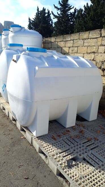 çənlər: 3 tonluq su çəni. Oval və dik formada. Bakı və rayonlara çatdırılma — 2
