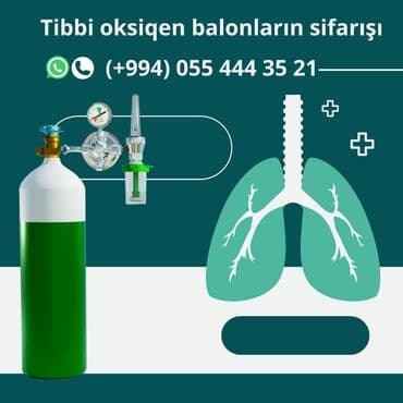 Xəstələr üçün unitazlar: Oksigen balonu və reduktorlarin icarəsi və satışı — 1