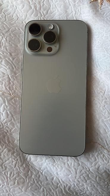 IPhone 15 Pro Max, 1 TB, Gümüşü, Face ID