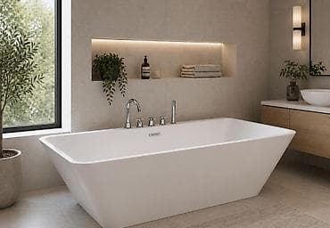 hamam ucun vannalar: Yeni Vanna, Akril, Pulsuz çatdırılma — 4