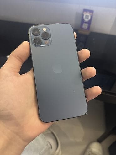 IPhone 12 Pro, 128 GB, Pacific Blue, Simsiz şarj, Face ID
