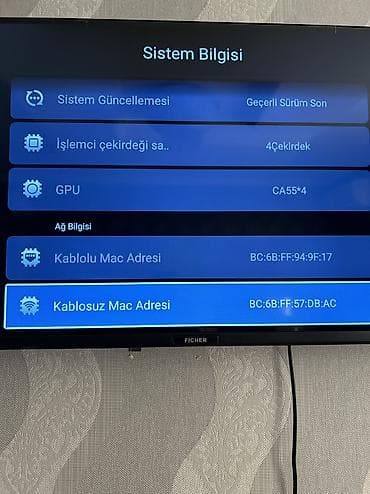 televizor 2ci əl: Ficher firması TV satılır — 4
