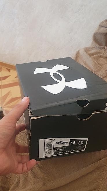 Мужская обувь: Under Armour kişi idman ayaqqabısı - Rəng: tünd göy üst, ağ altlıq - — 6