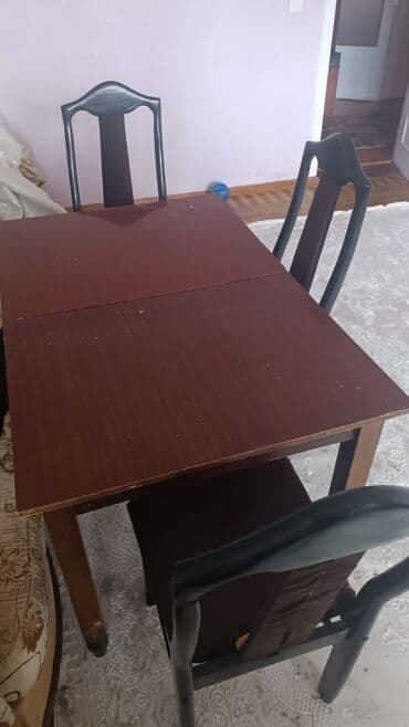 шкаф под стиральную машину в ванной: İşlənmiş, 4 stul — 2